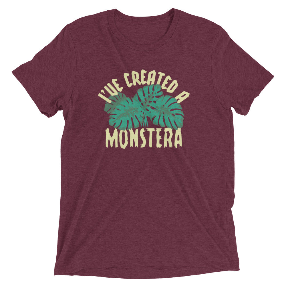 I've Created A Monstera Men's Tri-Blend Tee
