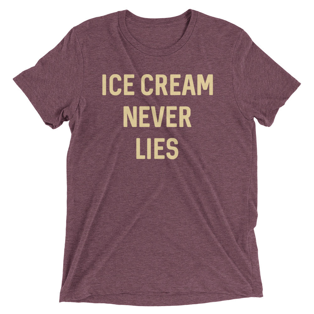 Ice Cream Never Lies Men's Tri-Blend Tee