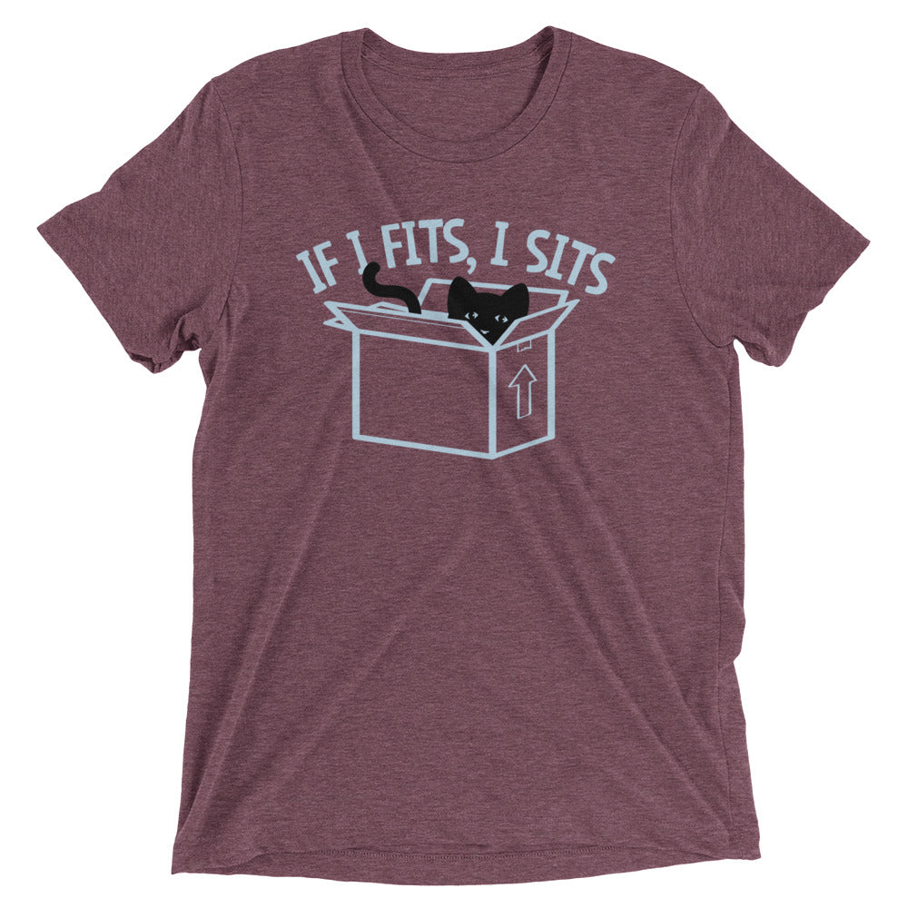 If I Fits, I Sits Men's Tri-Blend Tee