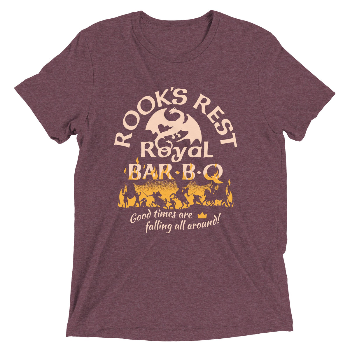 Rook's Rest Royal Bar-B-Q Men's Tri-Blend Tee