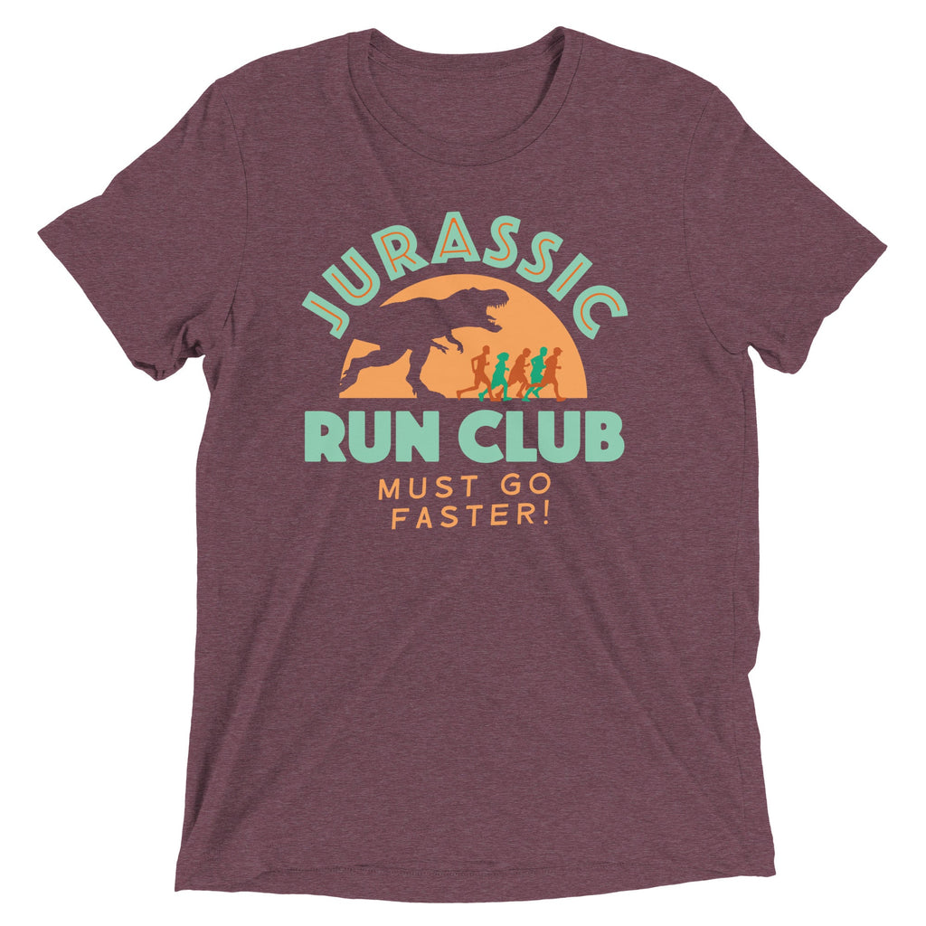 Jurassic Run Club Men's Tri-Blend Tee