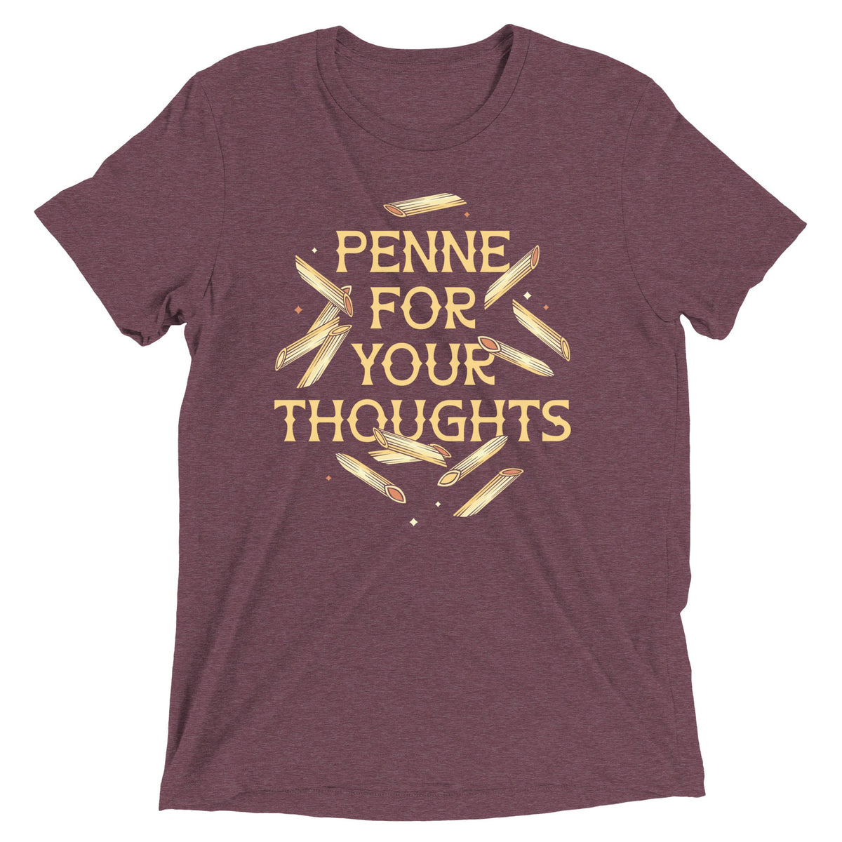 Penne For Your Thoughts Men's Tri-Blend Tee