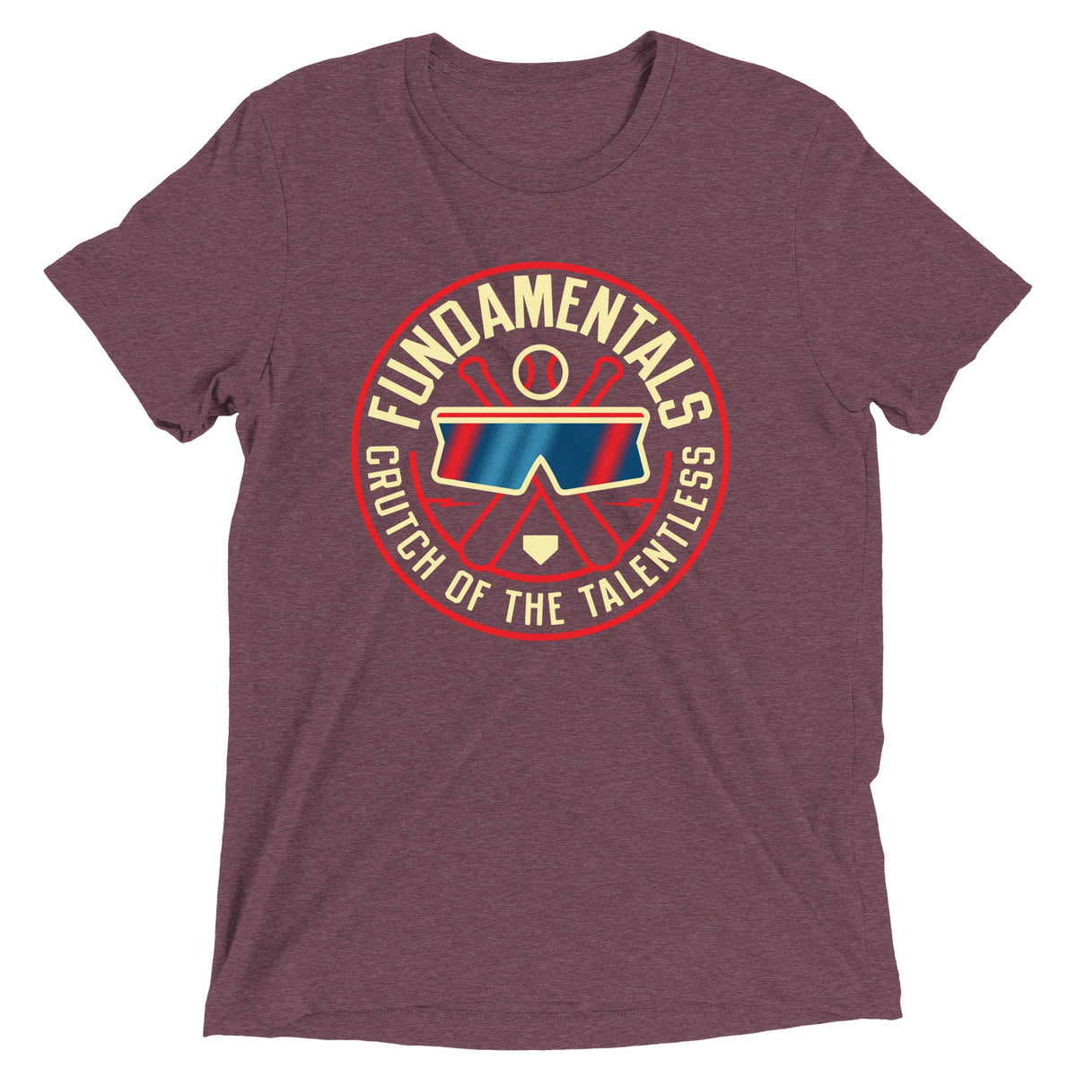 Fundamentals Crutch Of The Talentless Men's Tri-Blend Tee