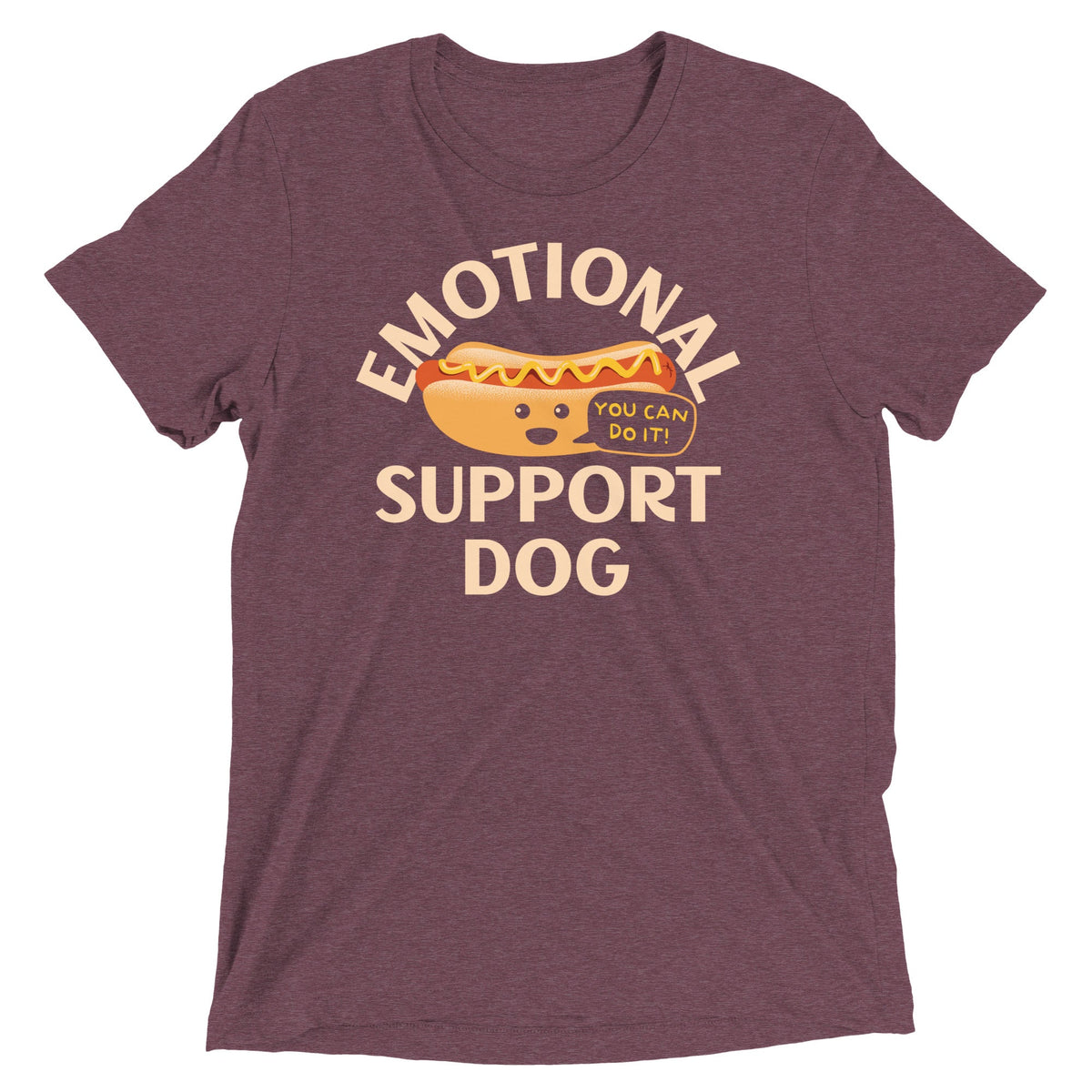 Emotional Support Dog Men's Tri-Blend Tee
