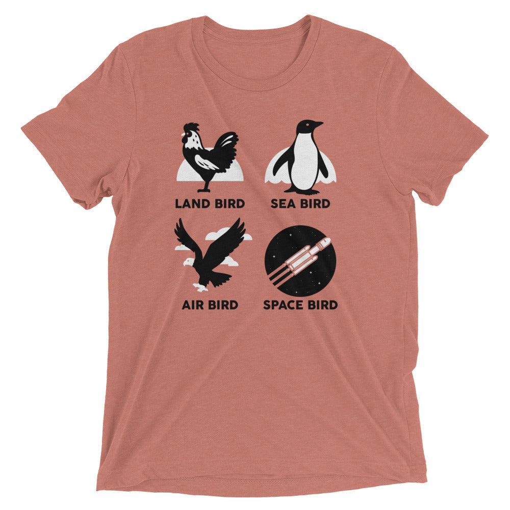 Types Of Birds Men's Tri-Blend Tee