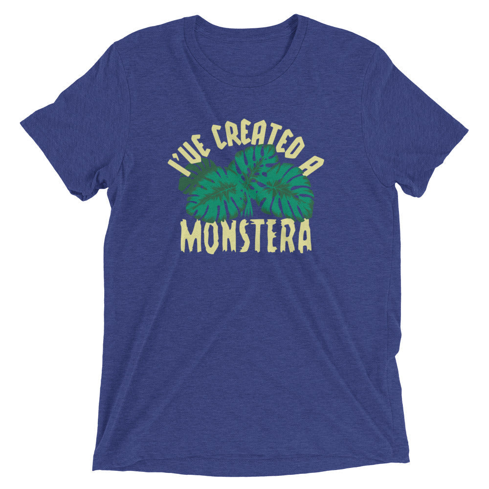I've Created A Monstera Men's Tri-Blend Tee