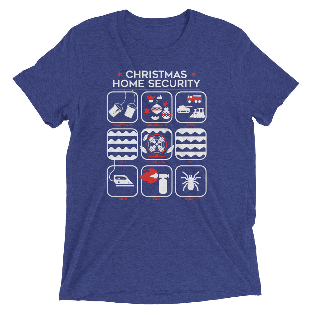 Christmas Home Security Men's Tri-Blend Tee