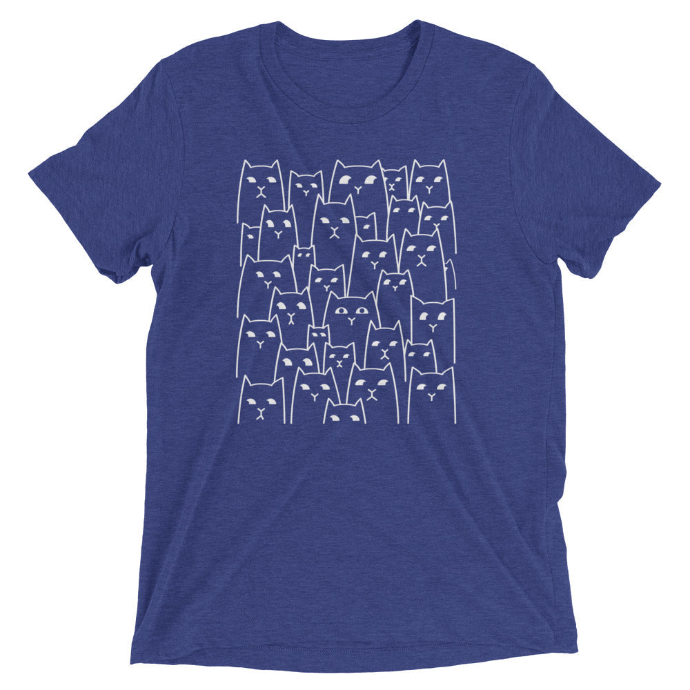 Suspicious Cats Men's Tri-Blend Tee
