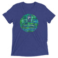 Water Lilies Police Box Men's Tri-Blend Tee