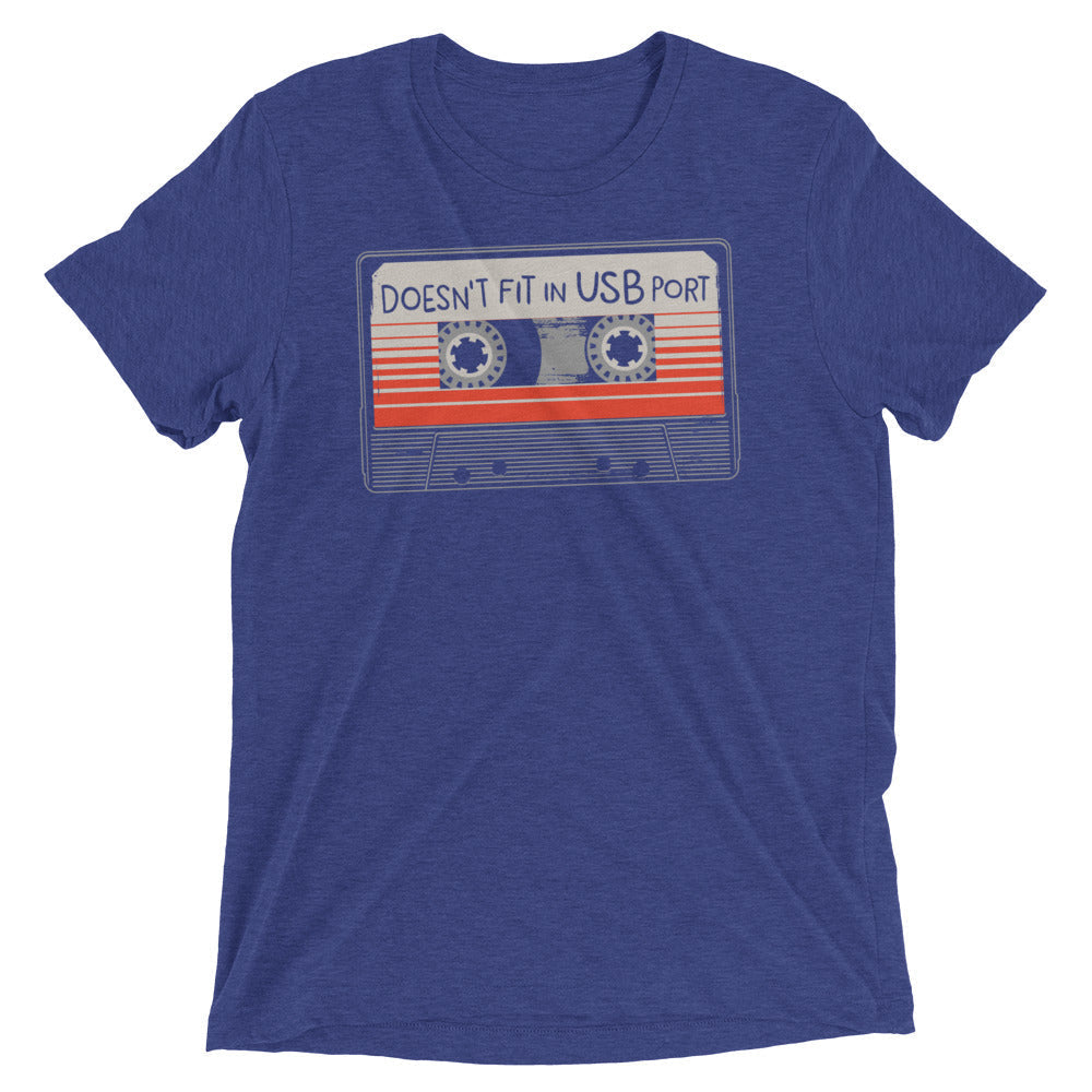 Doesn't Fit In USB Port Men's Tri-Blend Tee