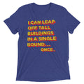 Tall Buildings In A Single Bound Men's Tri-Blend Tee