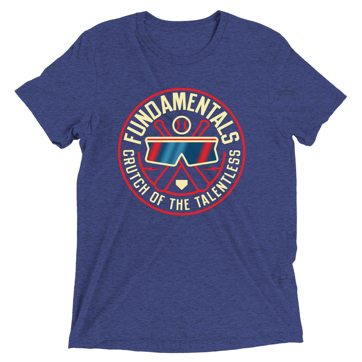 Fundamentals Crutch Of The Talentless Men's Tri-Blend Tee
