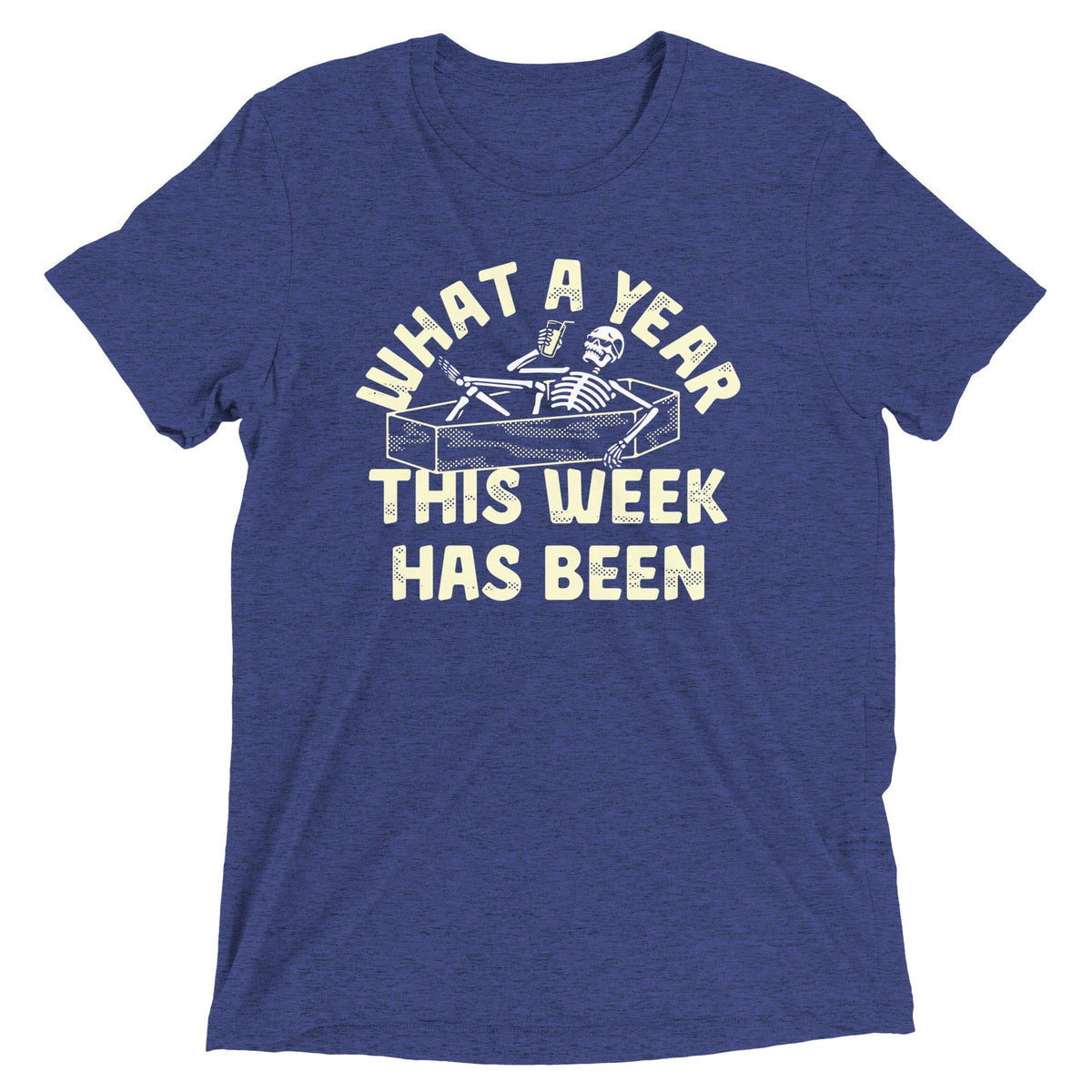 What A Year This Week Has Been Men's Tri-Blend Tee
