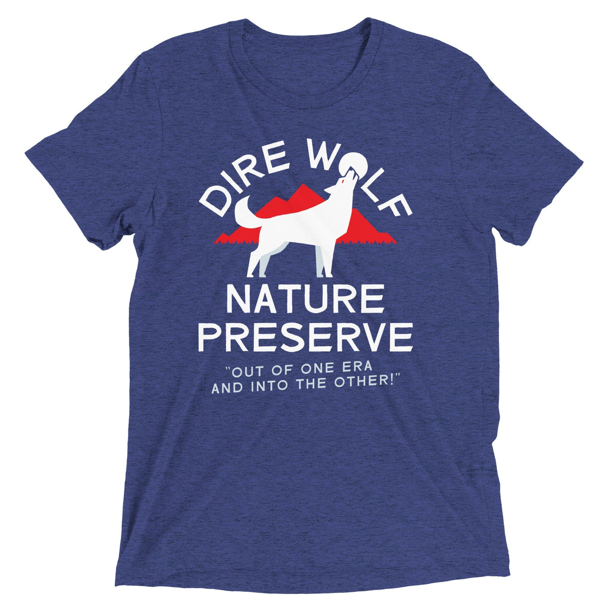 Dire Wolf Nature Preserve Men's Tri-Blend Tee