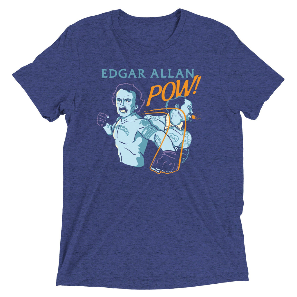 Edgar Allan Pow! Men's Tri-Blend Tee