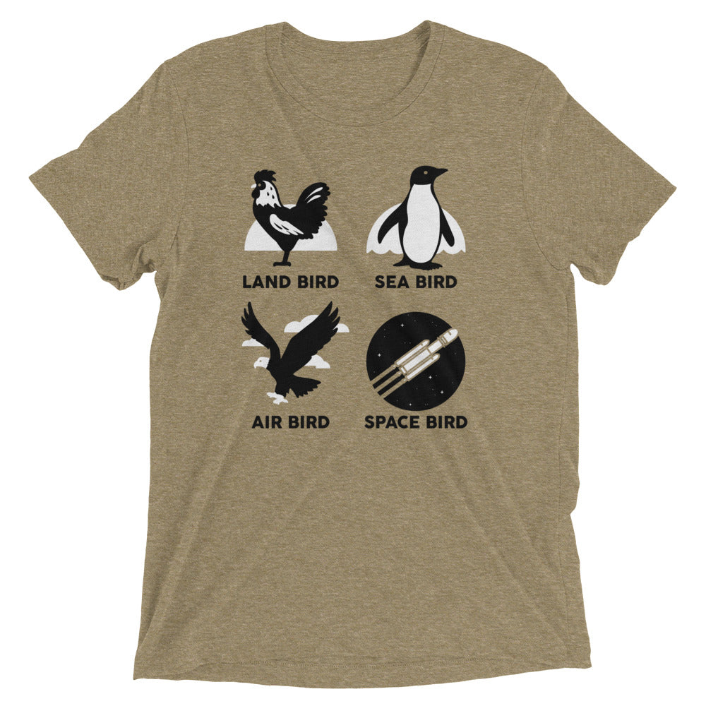 Types Of Birds Men's Tri-Blend Tee