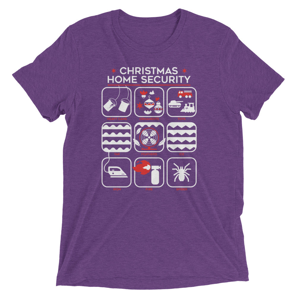 Christmas Home Security Men's Tri-Blend Tee