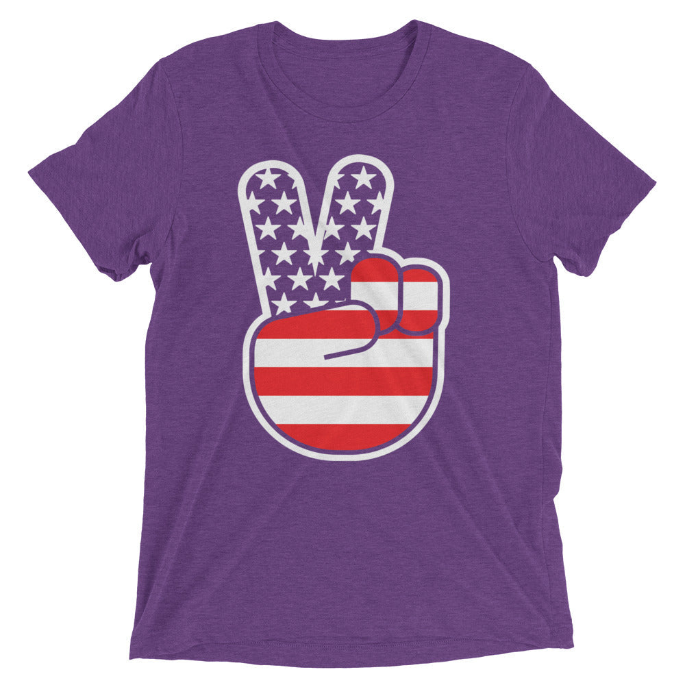USA Peace Men's Tri-Blend Tee
