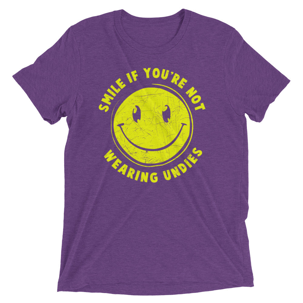 Smile For No Undies Men's Tri-Blend Tee
