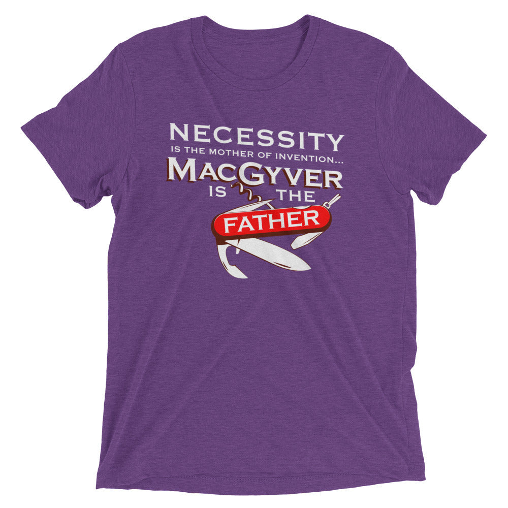 Necessity Is The Mother Men's Tri-Blend Tee