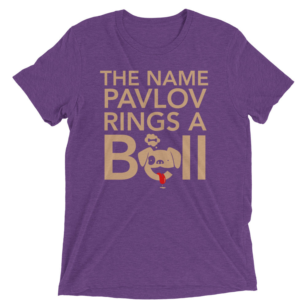 The Name Pavlov Rings A Bell Men's Tri-Blend Tee