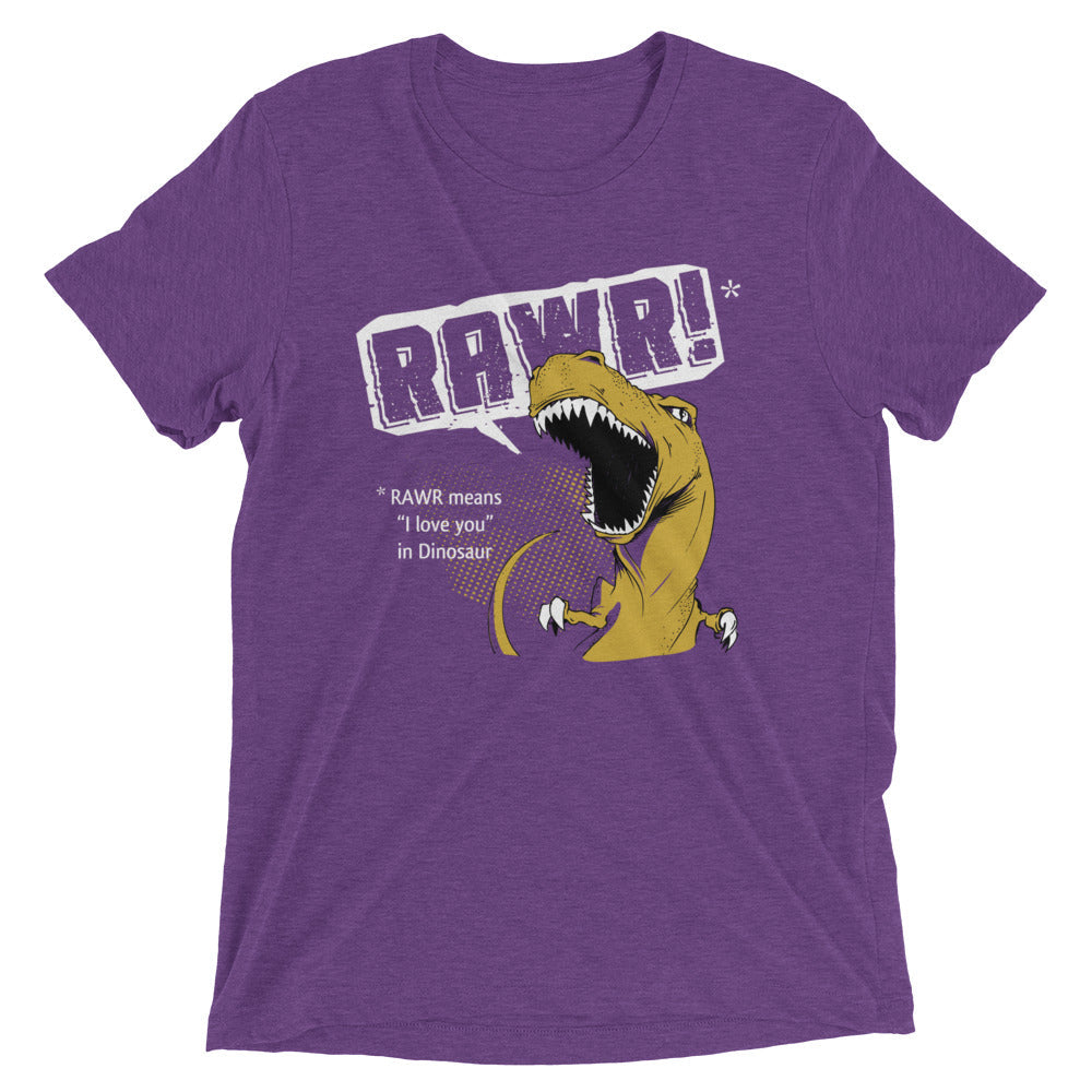 Rawr Means I Love You Men's Tri-Blend Tee