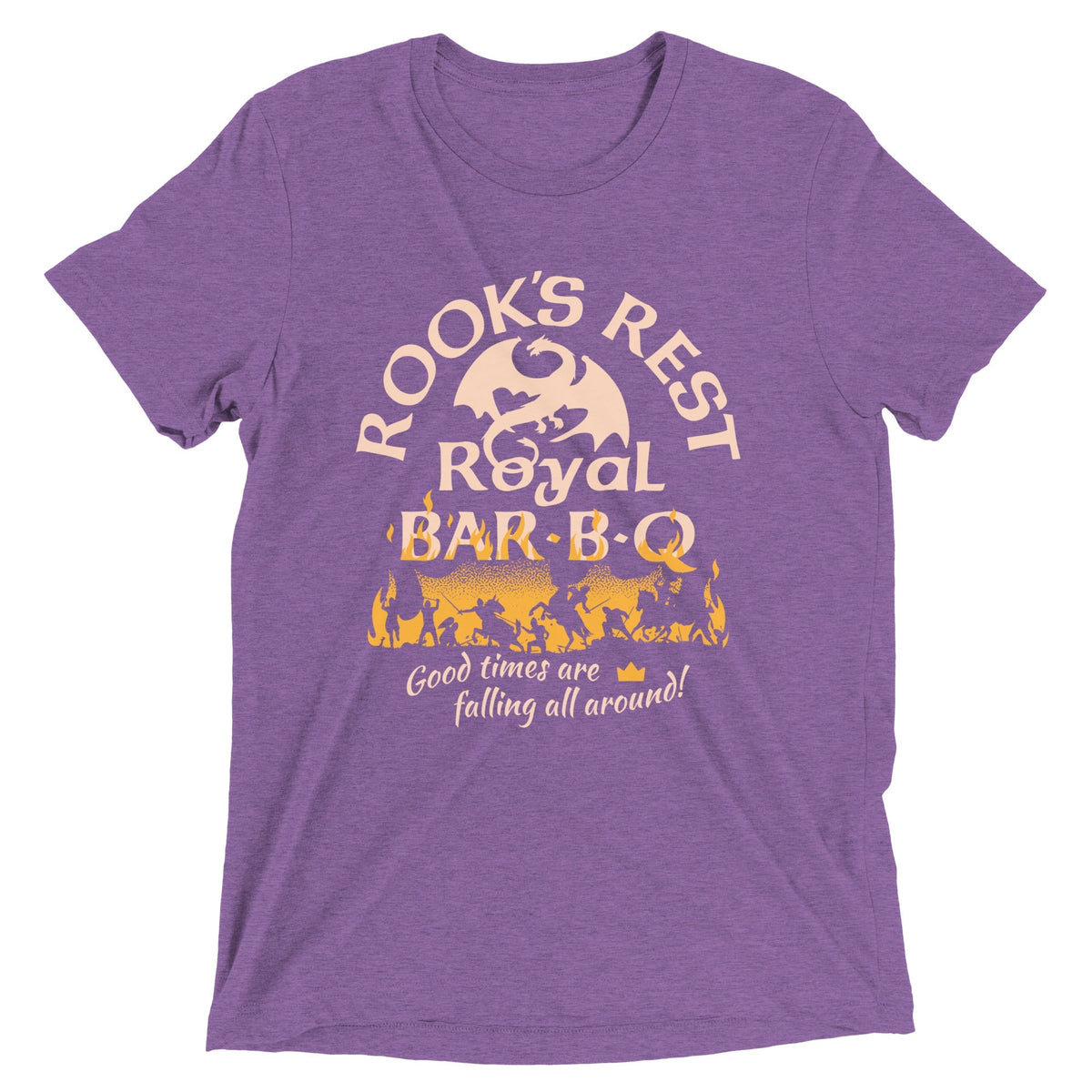 Rook's Rest Royal Bar-B-Q Men's Tri-Blend Tee