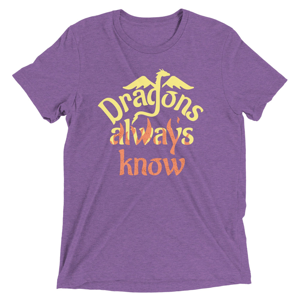 Dragons Always Know Men's Tri-Blend Tee