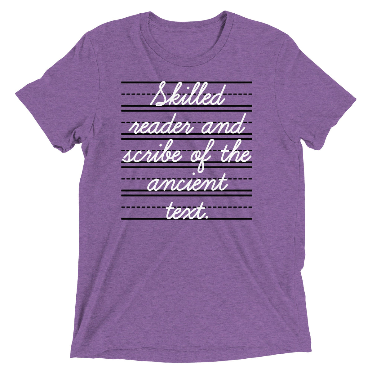Skilled Reader And Scribe Of The Ancient Text Men's Tri-Blend Tee