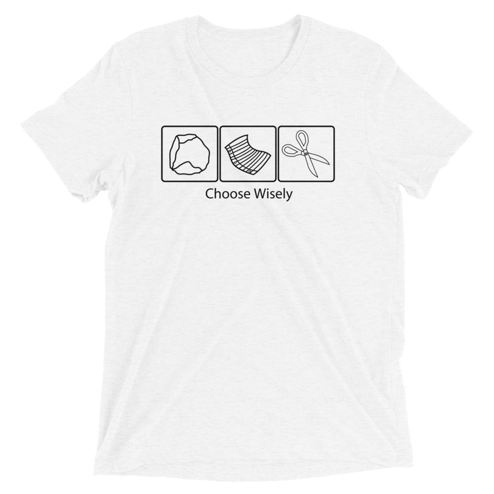 Choose Wisely Men's Tri-Blend Tee