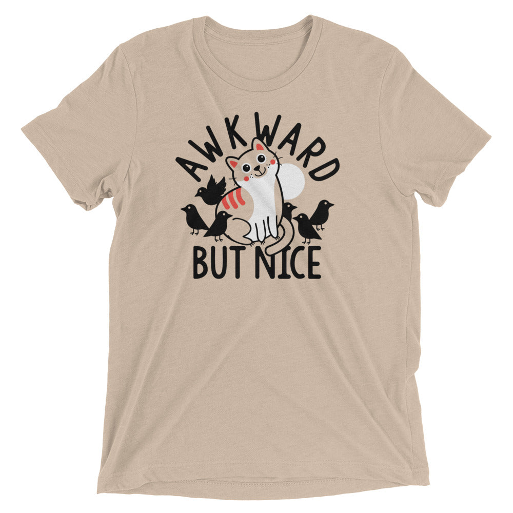 Awkward But Nice Men's Tri-Blend Tee