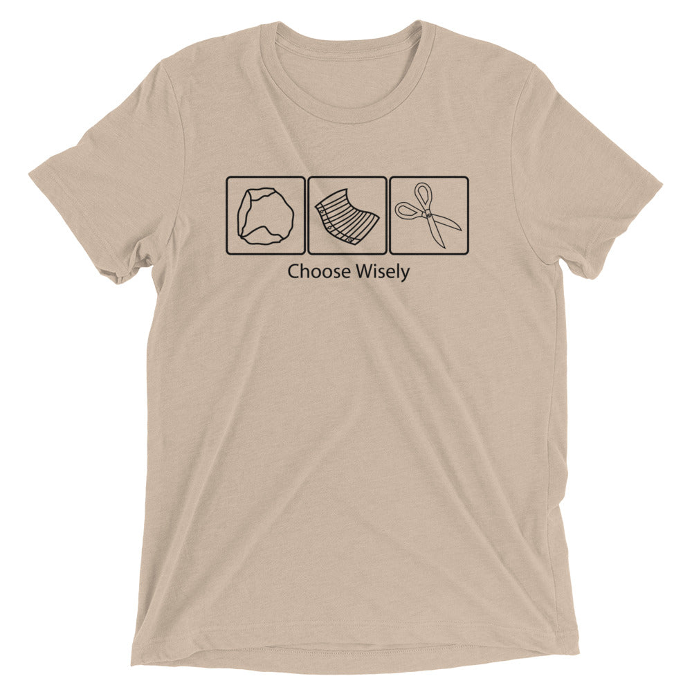 Choose Wisely Men's Tri-Blend Tee