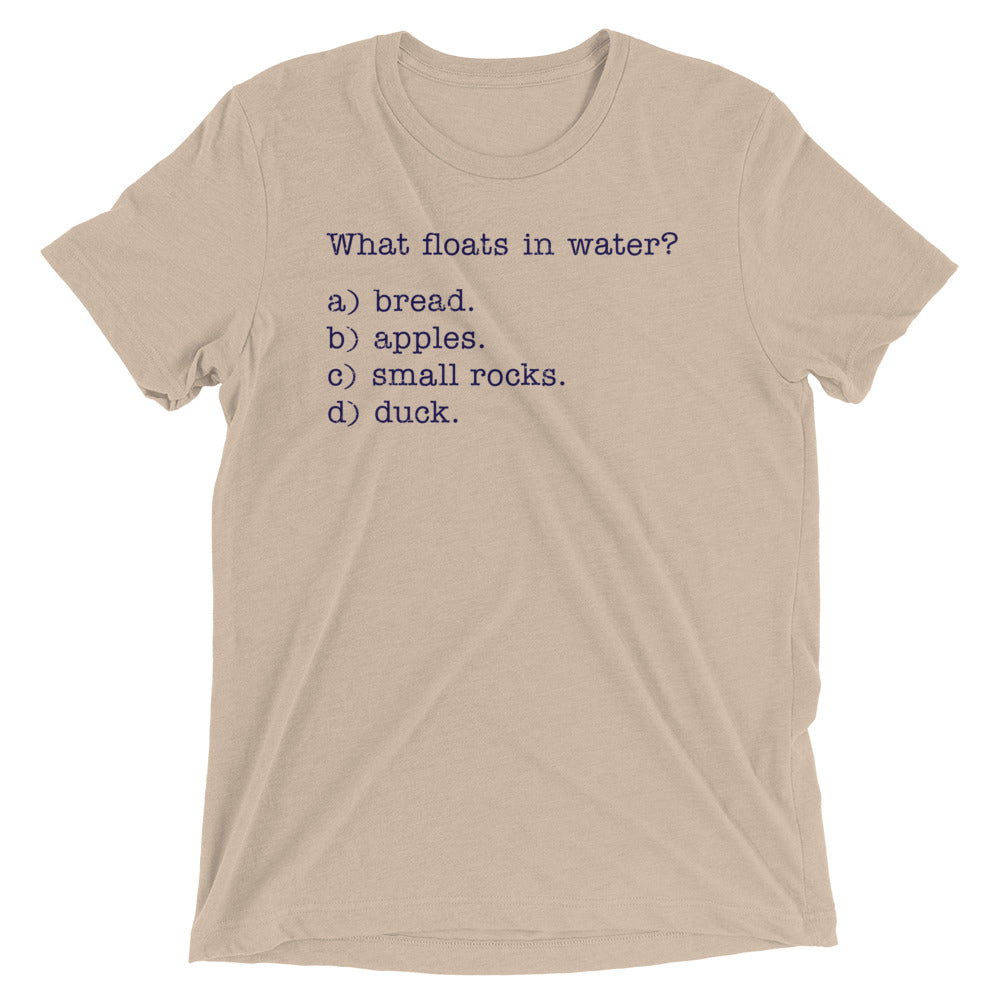 What Floats In Water? Men's Tri-Blend Tee