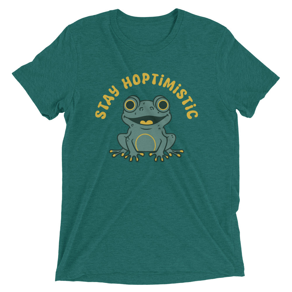 Stay Hoptimistic Men's Tri-Blend Tee