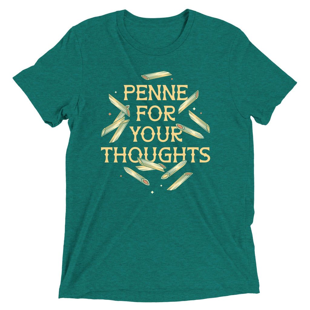 Penne For Your Thoughts Men's Tri-Blend Tee
