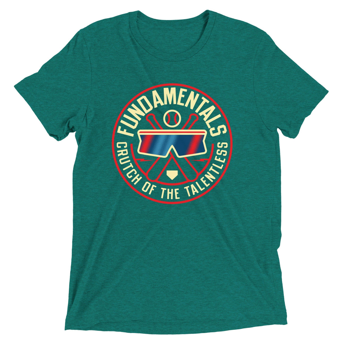 Fundamentals Crutch Of The Talentless Men's Tri-Blend Tee
