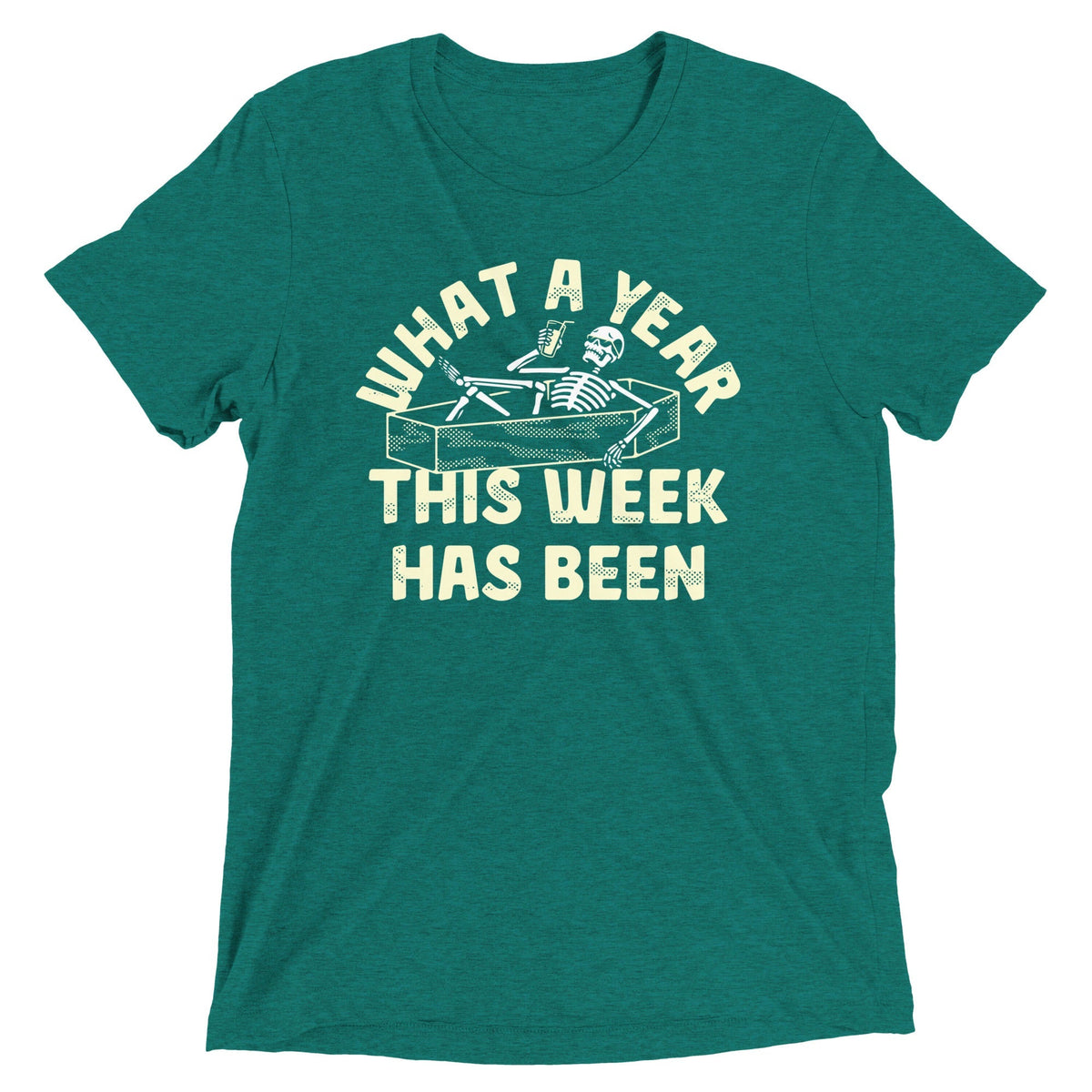 What A Year This Week Has Been Men's Tri-Blend Tee