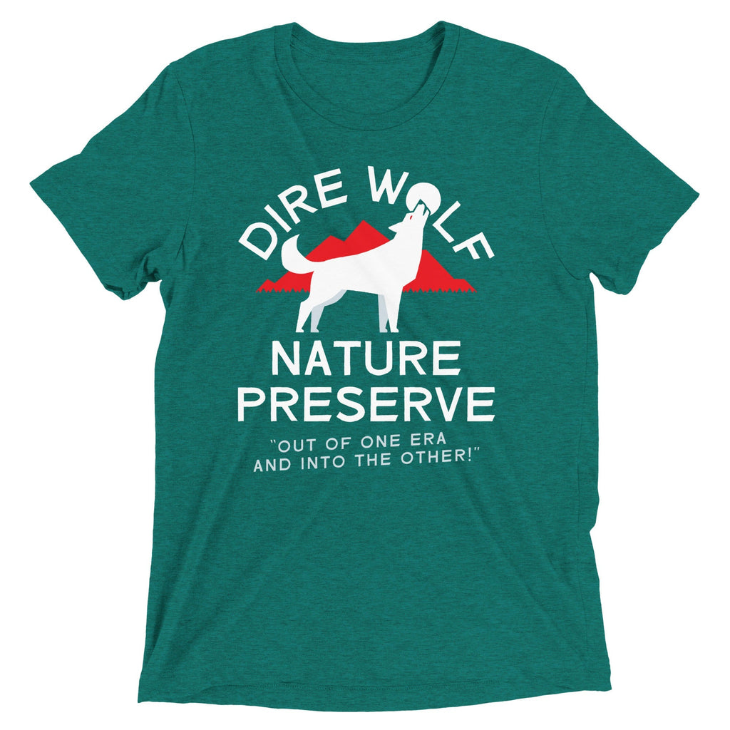 Dire Wolf Nature Preserve Men's Tri-Blend Tee
