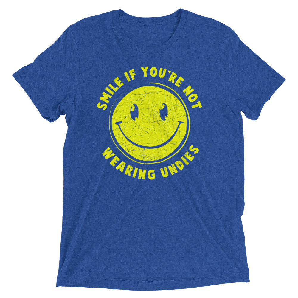 Smile For No Undies Men's Tri-Blend Tee