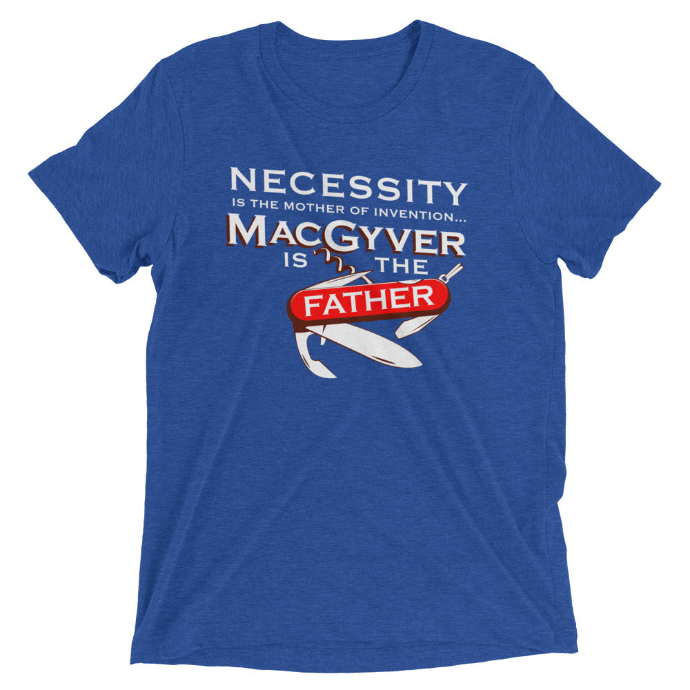 Necessity Is The Mother Men's Tri-Blend Tee