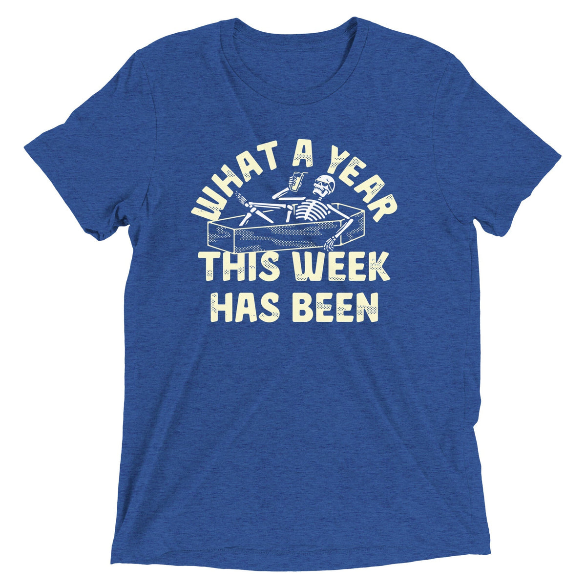What A Year This Week Has Been Men's Tri-Blend Tee