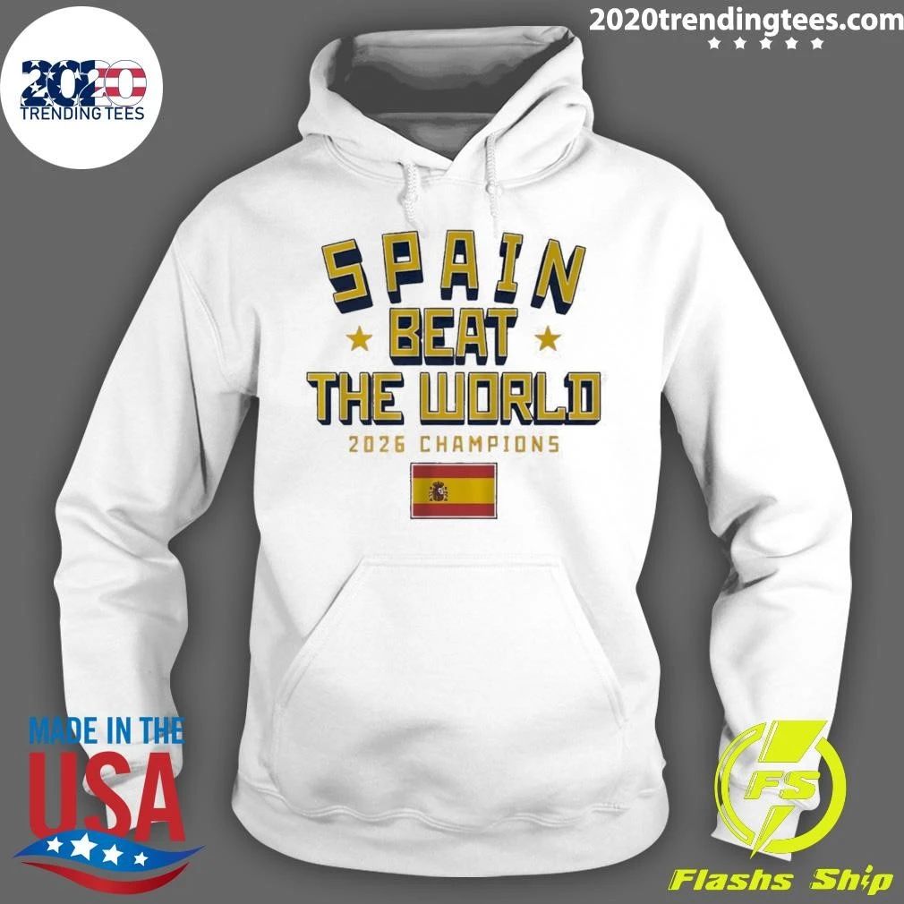 Spain National Soccer Beat The World 2026 World Cup Champions Shirt