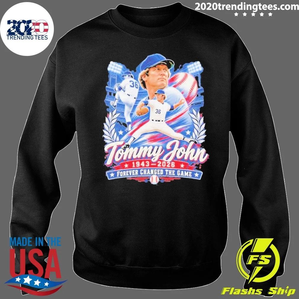 Rest In Peace Tommy John, Legendary MLB Pitcher Tommy John Has Died At The Age Of 83 Shirt