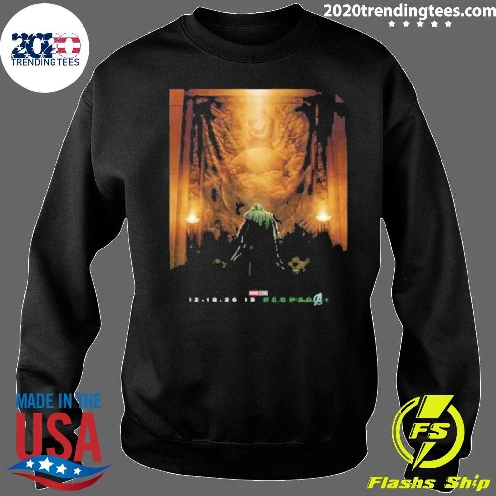 Avengers Doomsday Official Poster Released On December 18 2026 Shirt