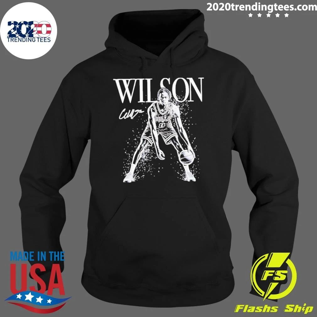 Caleb Wilson Nba Chicago Bulls Mono Player Signature Shirt