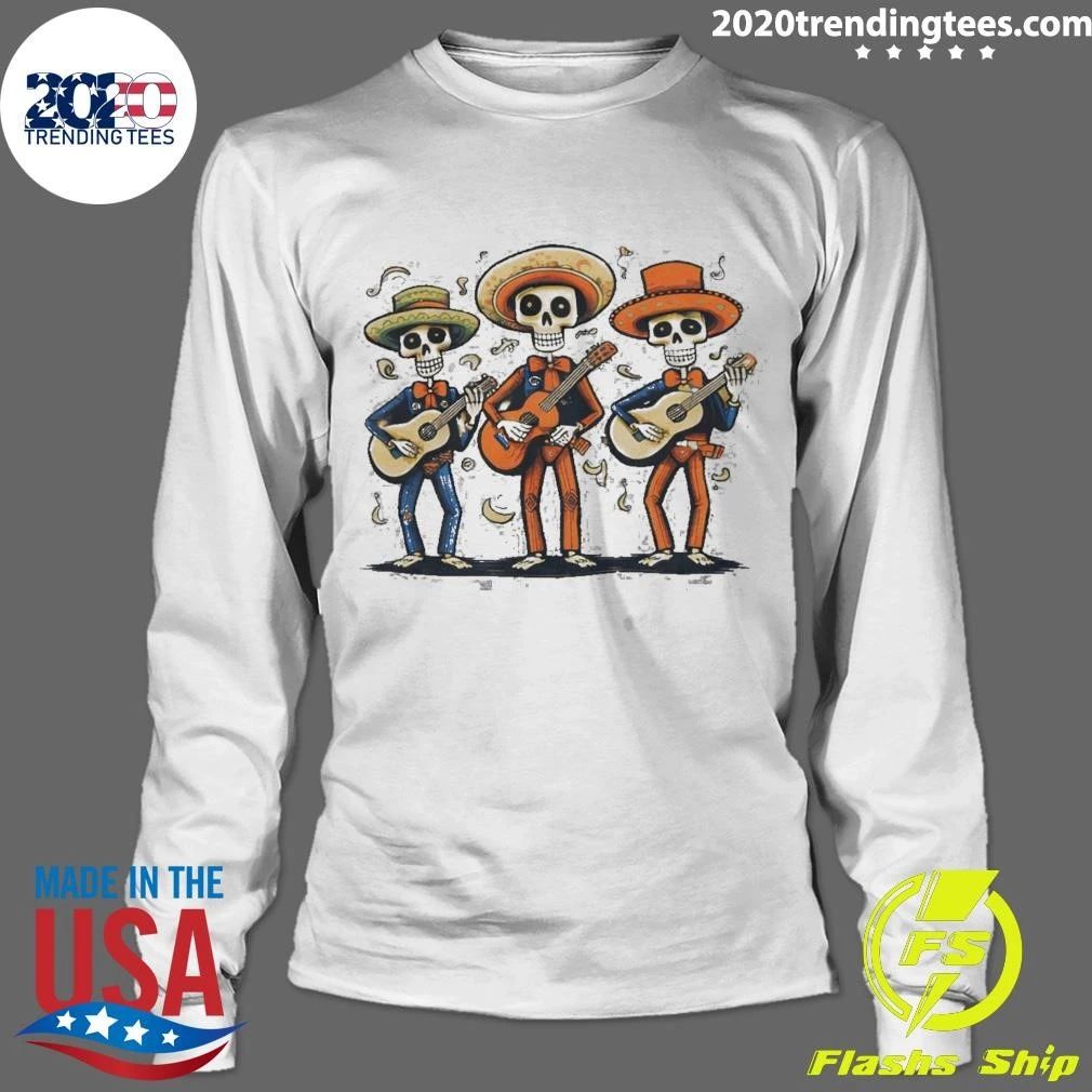 Mariachi, Day Of The Dead, Music Band, Skull, Skeleton Shirt