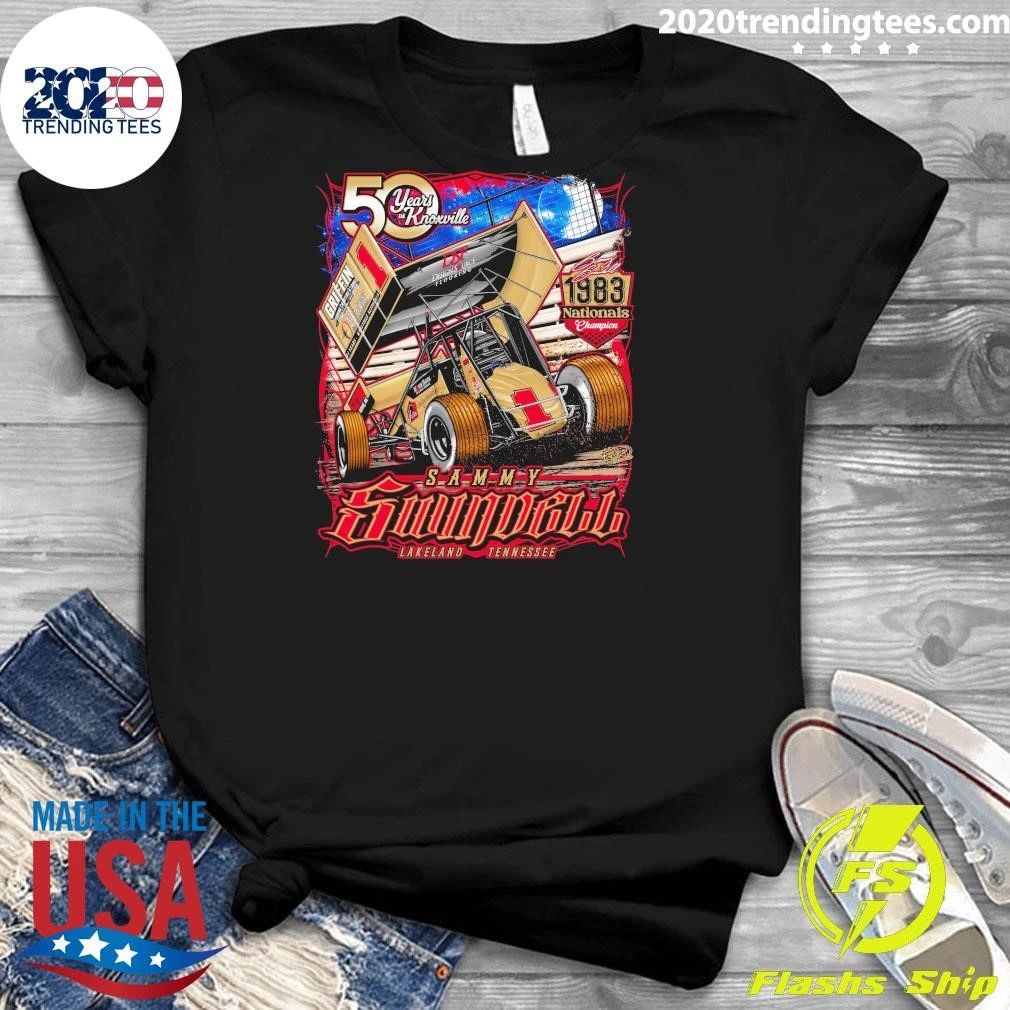 50 Years at Knoxville Sprint Car Sammy Swindell in Knoxville Knoxville Nationals of 1983 Native Shirt