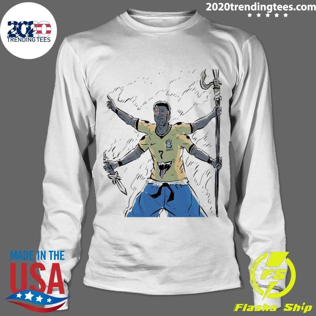 Vini Jr. Brazil Ryomen Sukuna Shirt