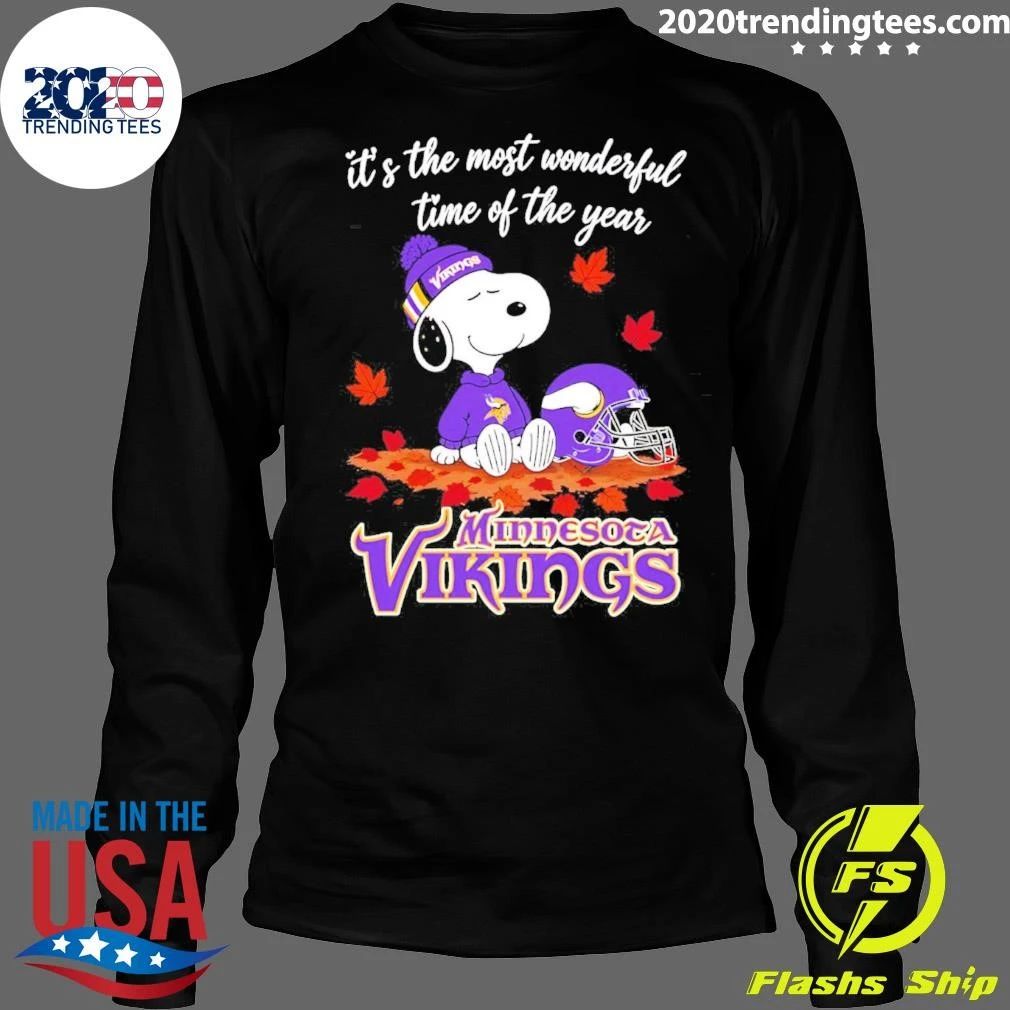 Minnesota Vikings It’s The Most Wonderful Time Of The Year Shirt