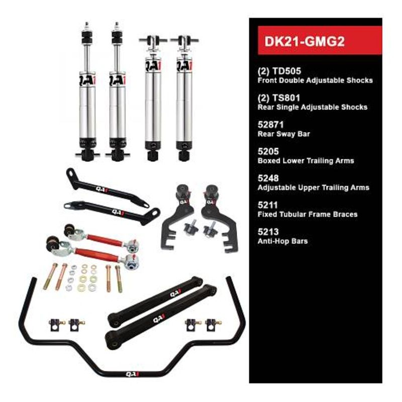 QA1 DK21-GMG2 Drag Kit Level 1 GM 70-72 Monte Carlo